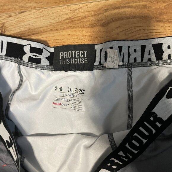 Under Armour UA Heatgear Sonic Crosshairs Compression Leggings Tights - Size 2XL - Picture 3 of 3